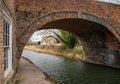 A view through Nutshell Bridge of St. CyrÃ¢â¬â¢s Church Stonehouse on the restored Stroud water Navigation